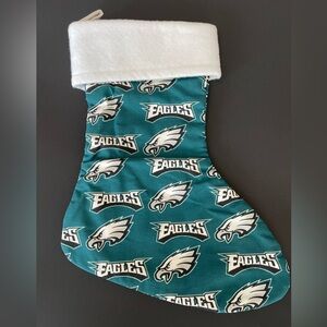 Handmade 14" Christmas Stocking - Theme Of Philadelphia Eagles